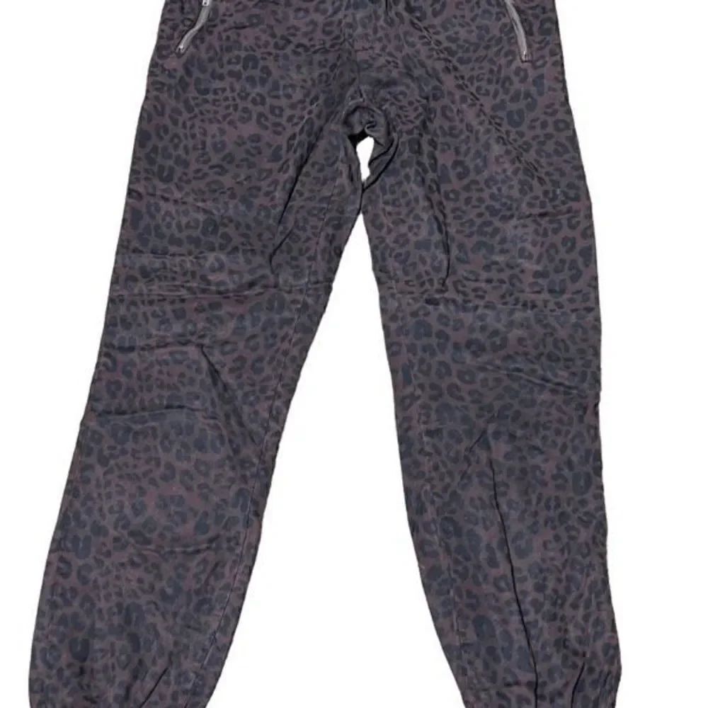 Dear John Jourdan Brown Leopard Print Joggers Size XS